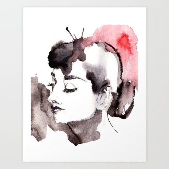 Audrey Art Print