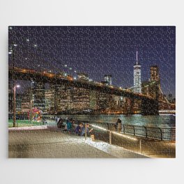 Brooklyn Bridge Nights Jigsaw Puzzle