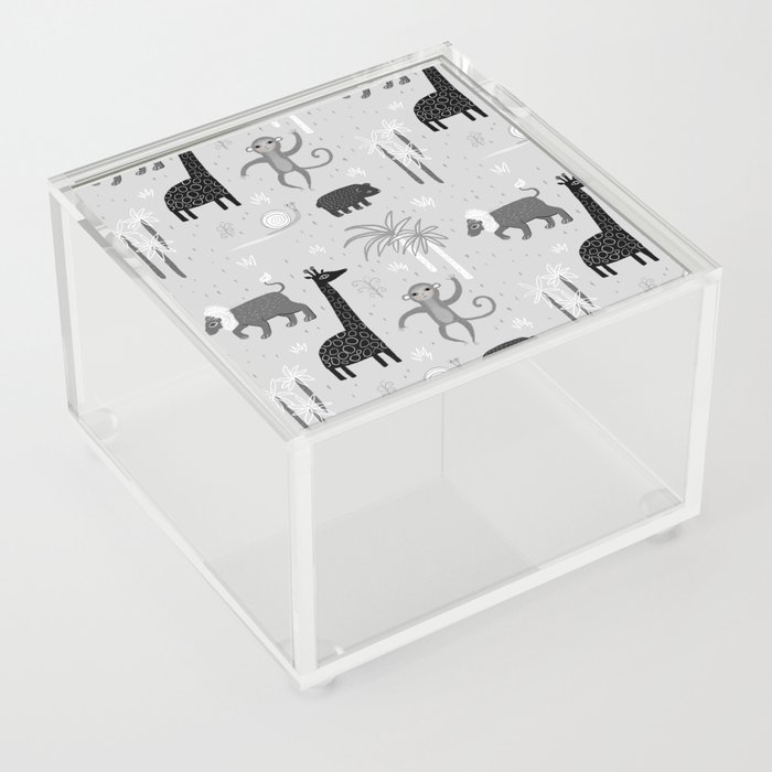 African Animals pattern Acrylic Box