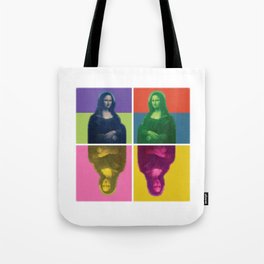 Mona Lisa Pop art Tote Bag