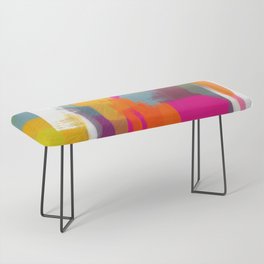 color study abstract art 2 Bench