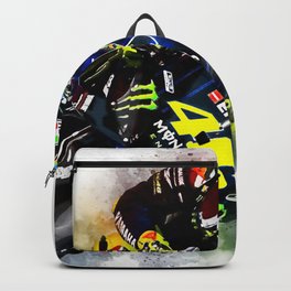 The Real Wild Backpack | Racing, Champion, Pop Art, Racer, Vr46, Ink, Oil, Graphicdesign, Legend, Rider 
