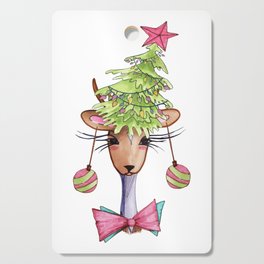 Fashion Christmas Deer 1 Cutting Board