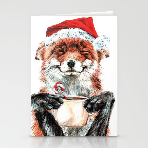 Morning Fox Christmas Stationery Cards