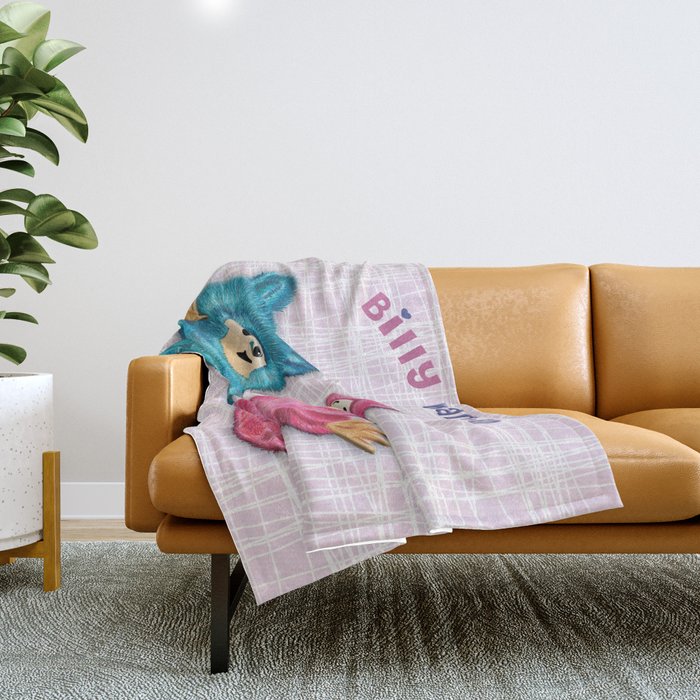 Pink throw 2025 blanket and pillows