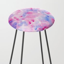 Abstract watercolour painting Counter Stool