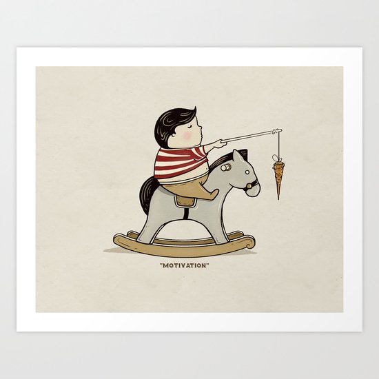 Motivation Art Print