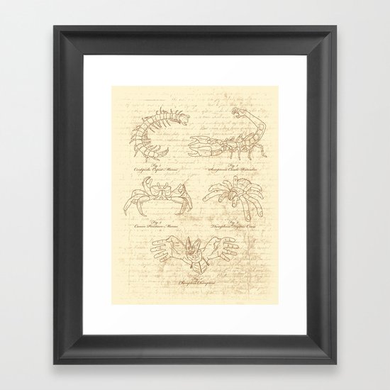 Manus Creatura Framed Art Print