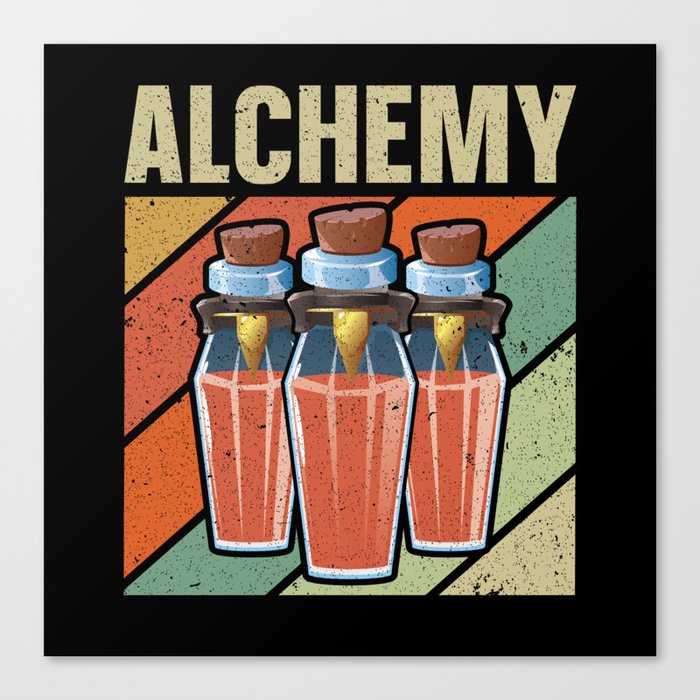 Alchemist Alchemy Potion Chemistry Canvas Print