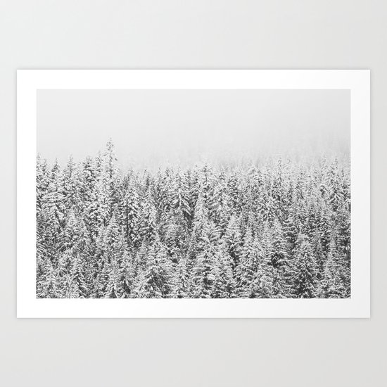 Frozen Winter Art Print