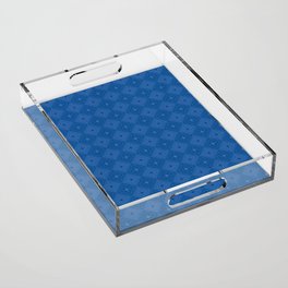 children's pattern-pantone color-solid color-blue Acrylic Tray