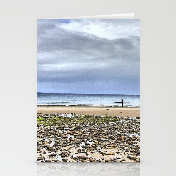 Solitude Beach in Expressive and After Glow Stationery Cards