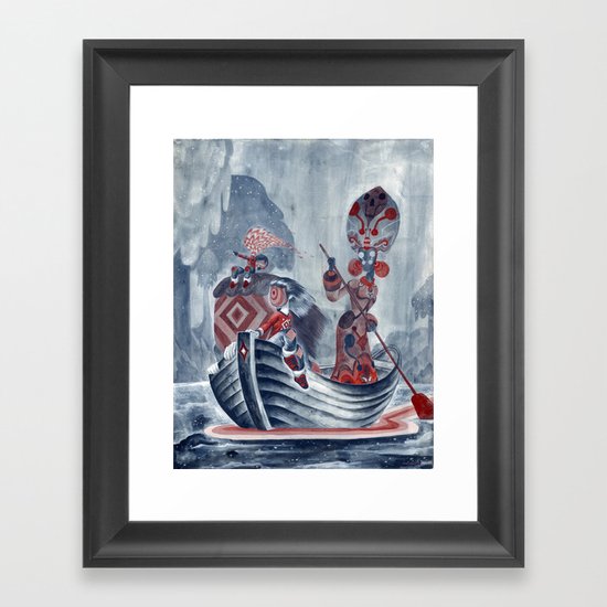 The River Styx Framed Art Print