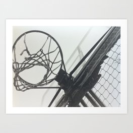 Basketball Hoop Art Print