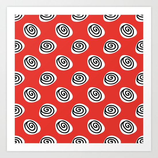 african curls Art Print