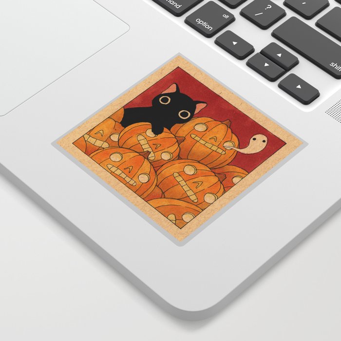 Halloween Cat 02 Sticker