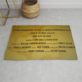Gone with the... cast & crew Rug