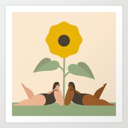 Sunflower Season Art Print