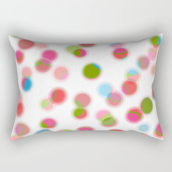green red blue experiment Rectangular Pillow