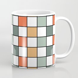 Colorful Checkered Pattern Coffee Mug