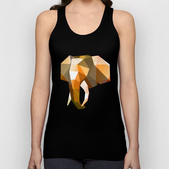 Elephant. Unisex Tank Top