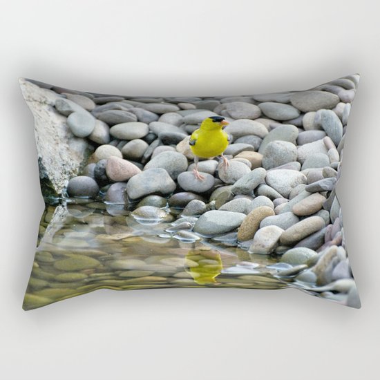 Golden Reflections Rectangular Pillow