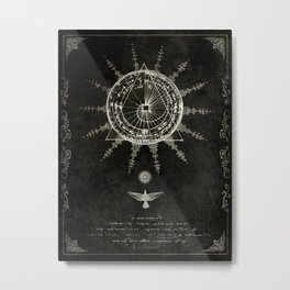 Book of the Sun (akashic records) Metal Print
