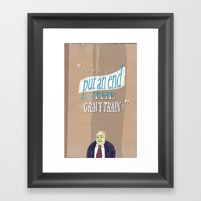 The worst is yet to come! Framed Art Print
