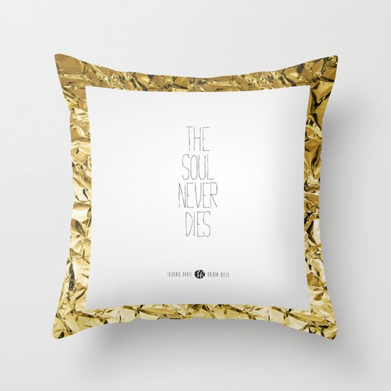 Golden Rules #5 Throw Pillow