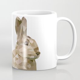 Rabbit Bunny  Geometric animal art Coffee Mug