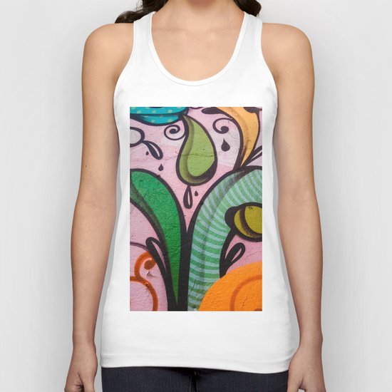 Colors at the wall Unisex Tank Top