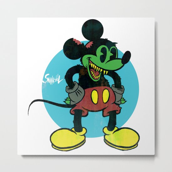 unDEADmouse Metal Print