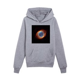 Hubble picture 65bis : Helix Nebula Kids Pullover Hoodies