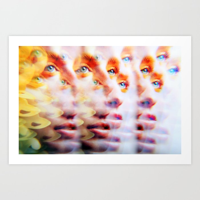 Eyes like Butterflies Art Print