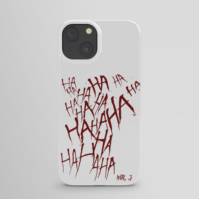 The Joker Laugh Red iPhone Case