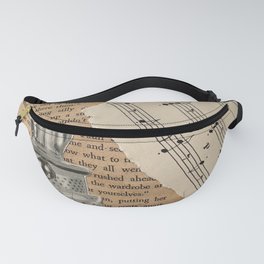 Bouteille Fanny Pack | Text, Notes, Nottle, Printing, Fragrance, Paperarts, Analogcollage, Papercollage, Sepia, Parfum 