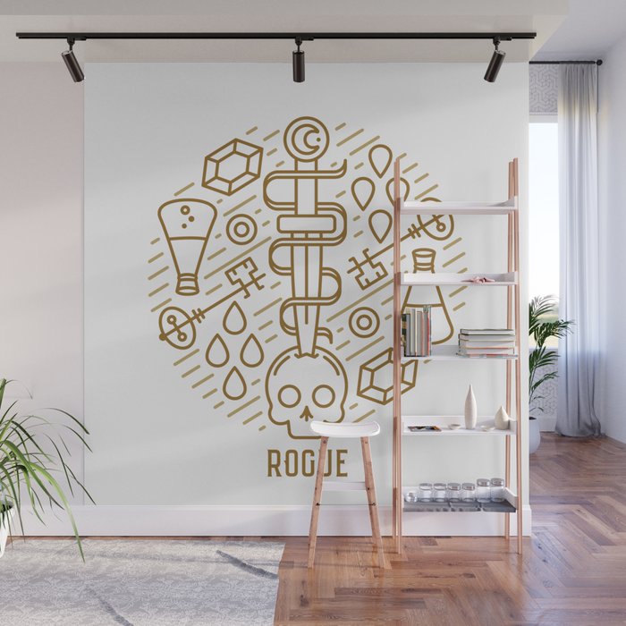 Download Rogue Emblem Wall Mural by yaniir | Society6