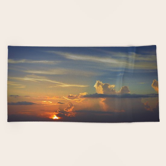 Sunset Sky Beach Towel