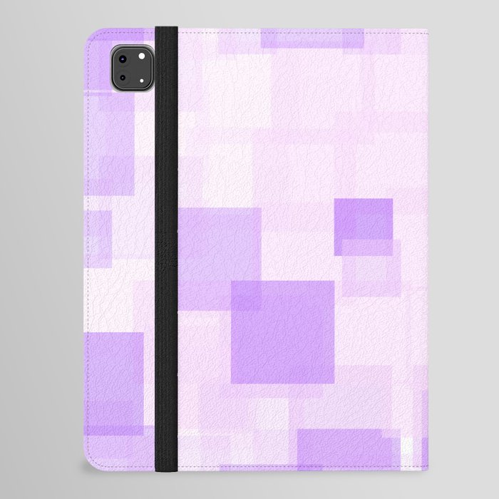 Purple Squares iPad Folio Case