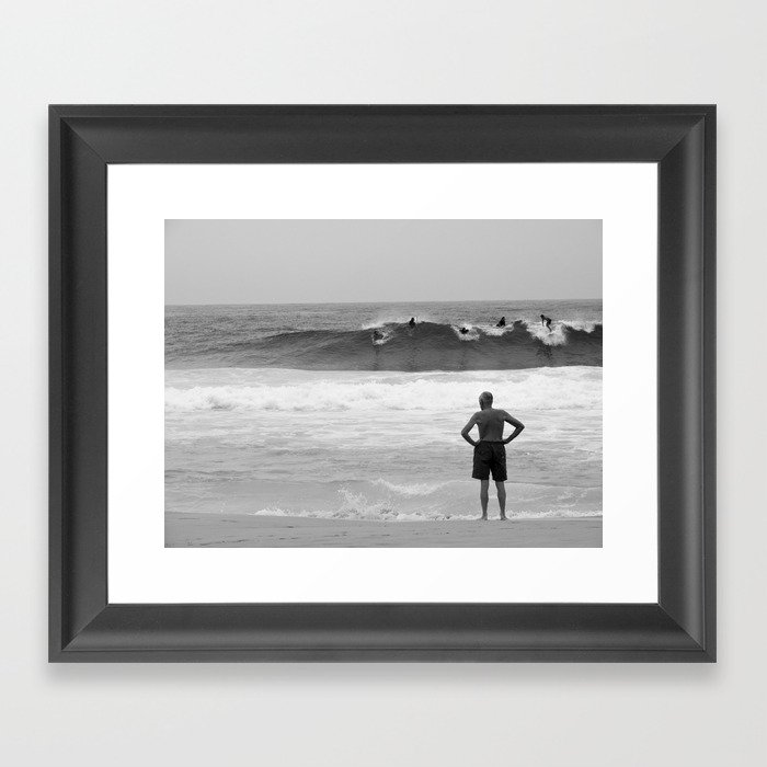beach days Framed Art Print