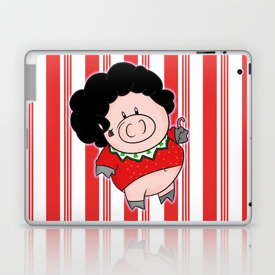 Candy Canes and Ugly Christmas Sweaters Laptop & iPad Skin