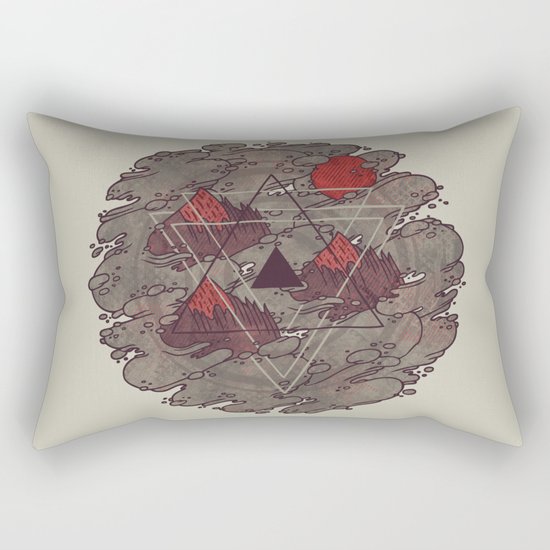 Amidst the Mist Rectangular Pillow