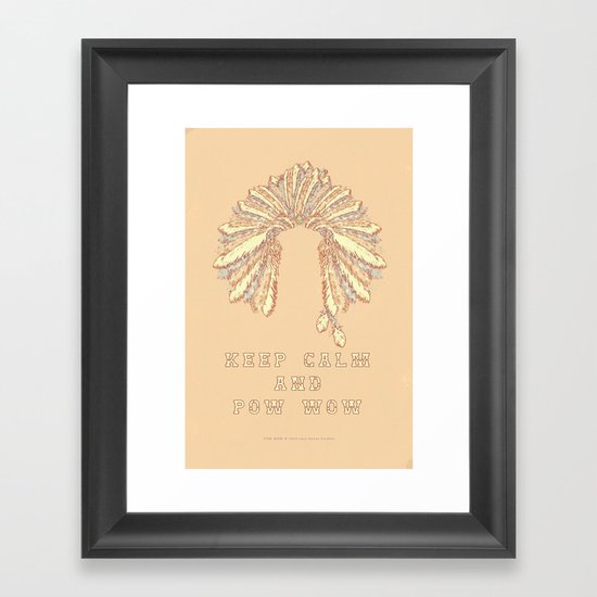 POW WOW - 043 Framed Art Print