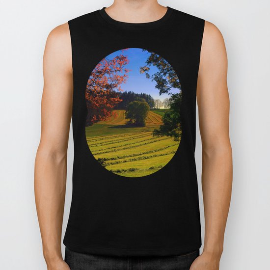 Tree watching in springtime Biker Tank