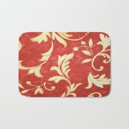 Leaf Pattern Design Bath Mat