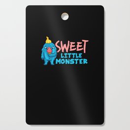 Sweet Little Monster Family Birthday Costume Cutting Board