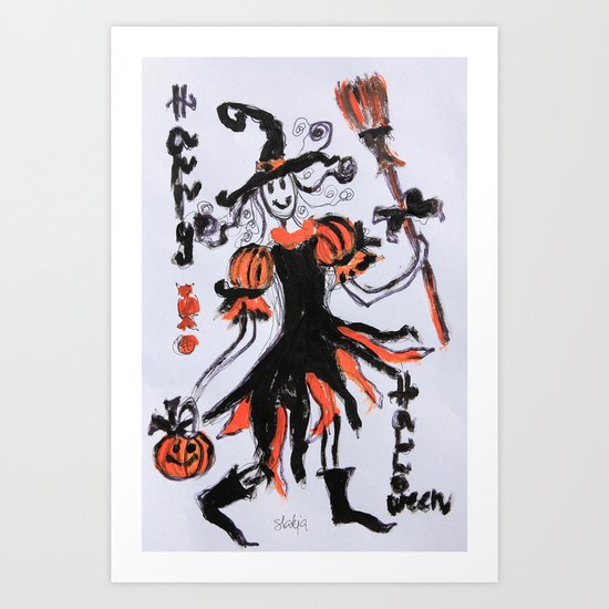 Happy Halloween Art Print