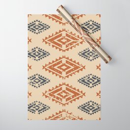 Antique Vintage Tribal Pattern Wrapping Paper