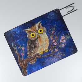 Midnight owl  Picnic Blanket