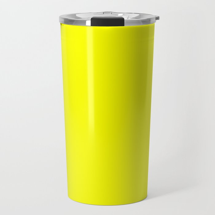 Yellow Travel Mug By Trendi Society6